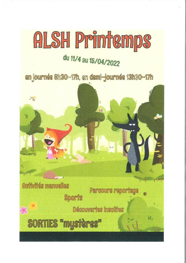 You are currently viewing ALSH de Printemps