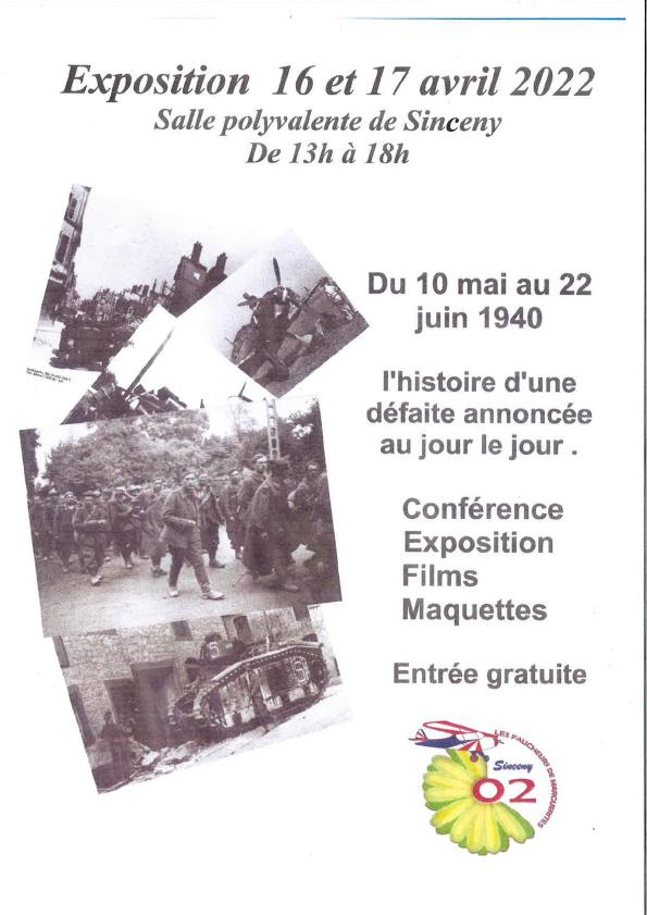 You are currently viewing Exposition 16 et 17 avril 2022.