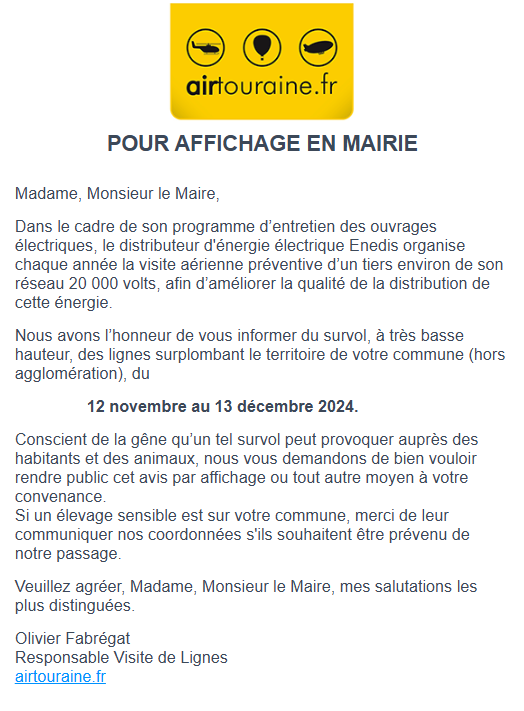 Lire la suite à propos de l’article Survol de la commune