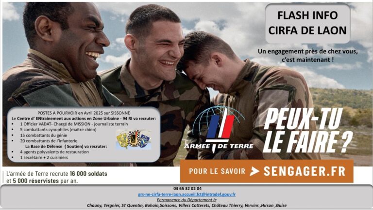 Lire la suite à propos de l’article L’armée de Terre recrute