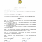 Arrêté Municipal