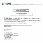 Coupures de courant pour travaux