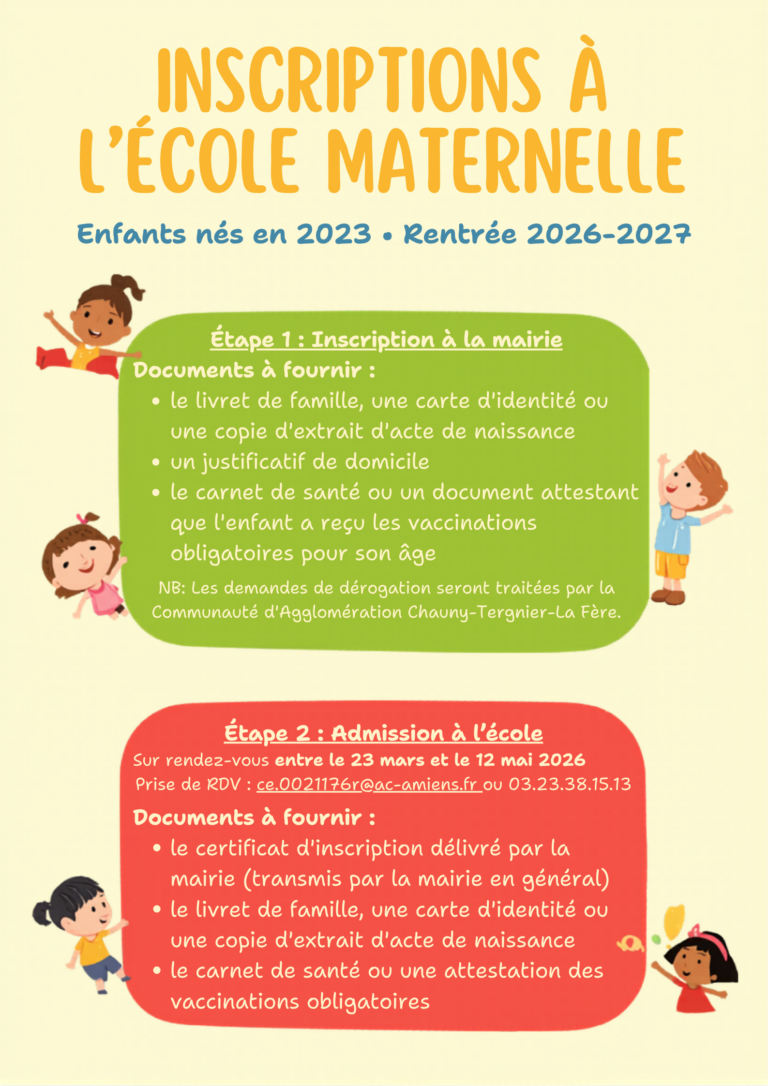 Lire la suite à propos de l’article inscription école