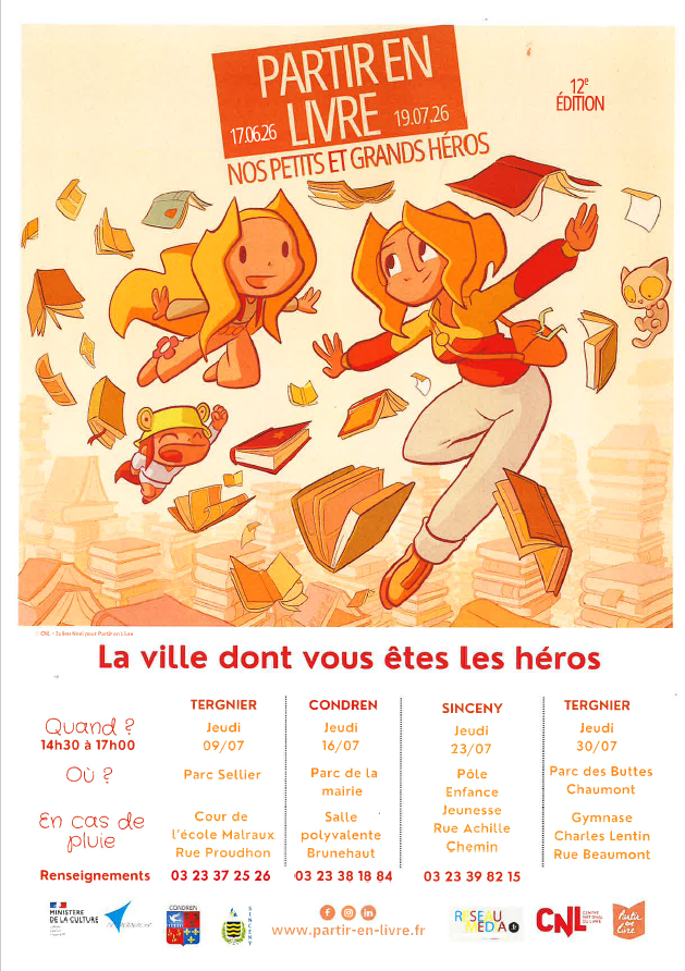 Lire la suite à propos de l’article Partir en livre 19.07.2026
