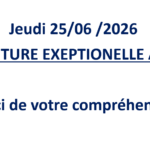 FERMETURE DE LA MAIRIE