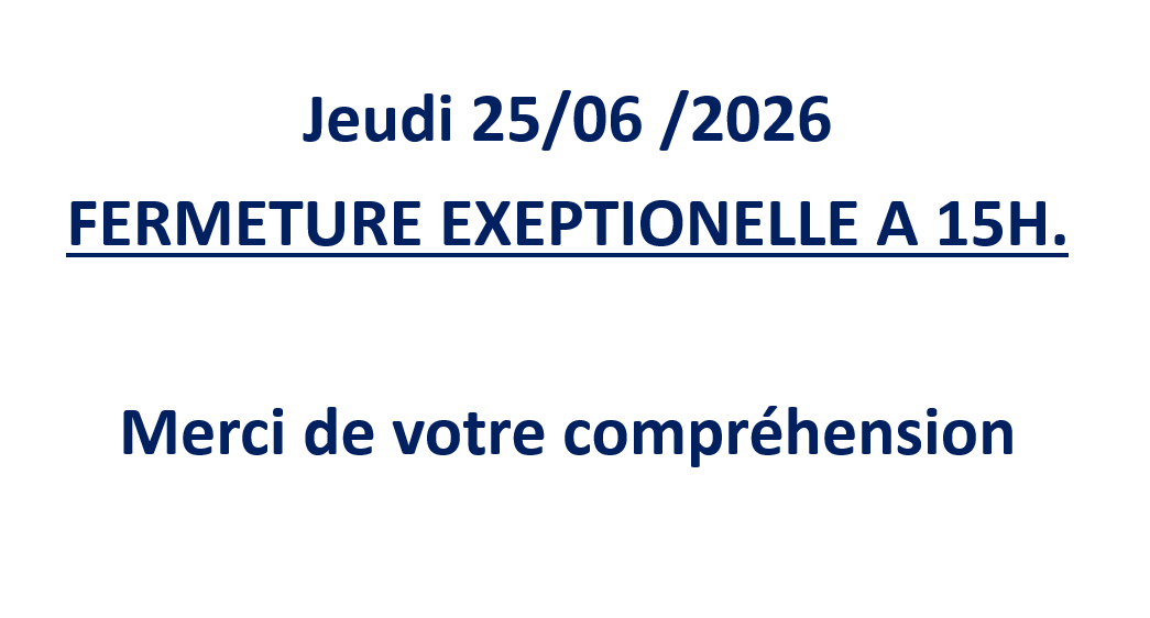 You are currently viewing FERMETURE DE LA MAIRIE