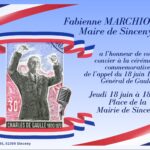Cérémonie commémorative du 18 juin