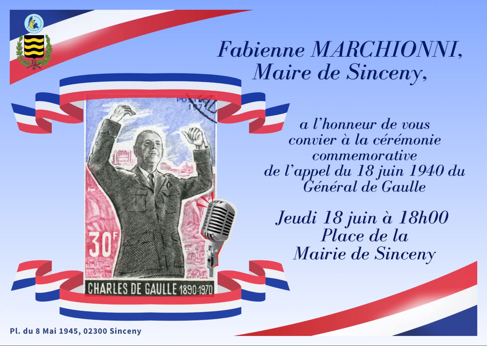 You are currently viewing Cérémonie commémorative du 18 juin