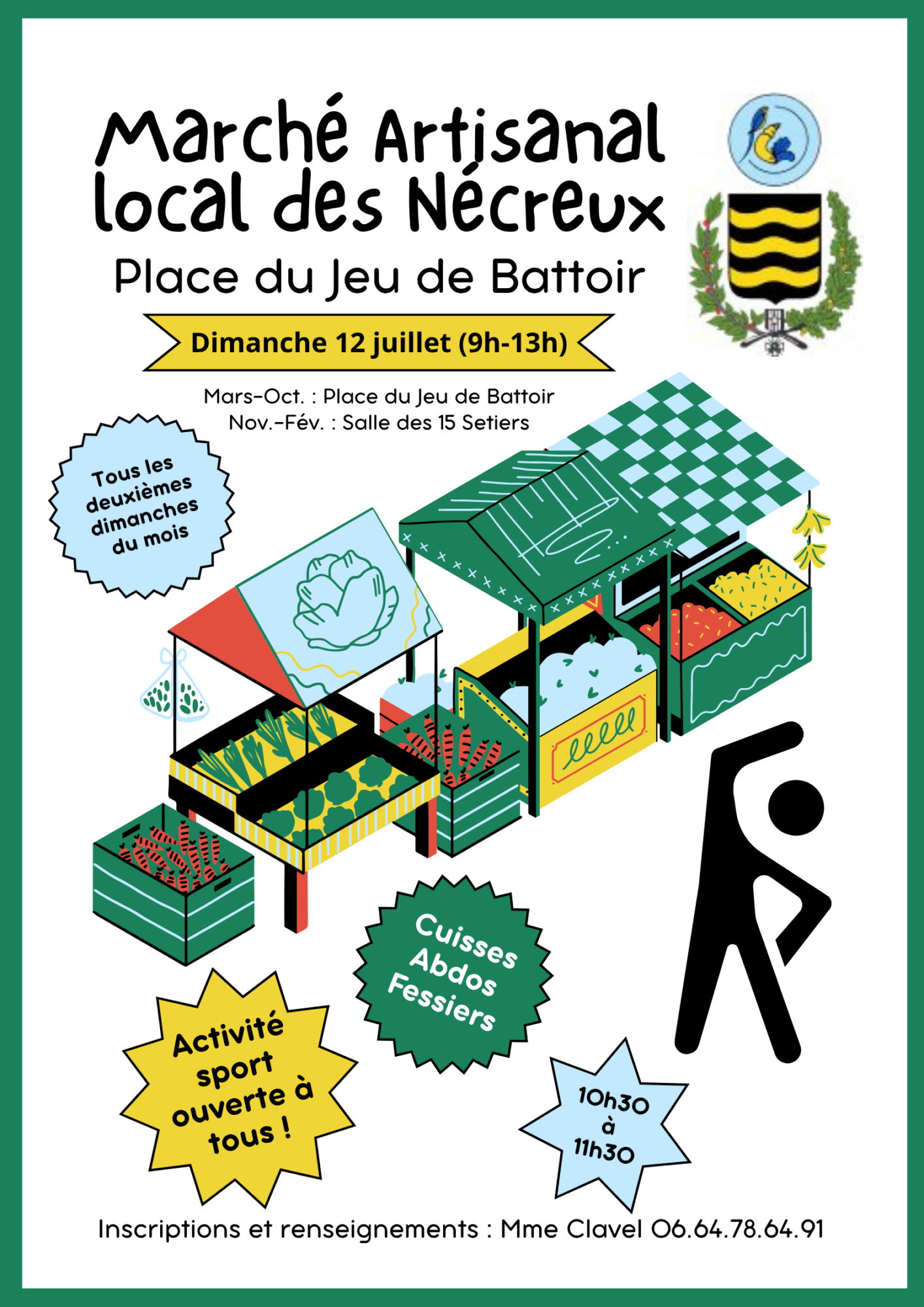 Marché artisanal local des Nécreux