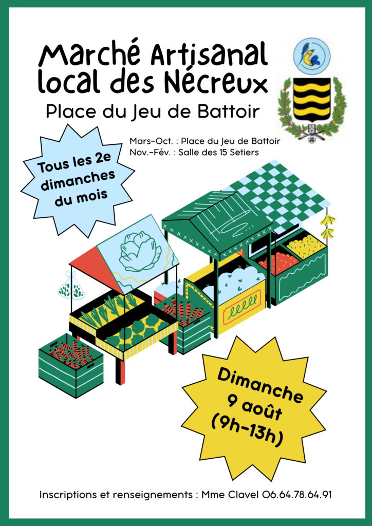 Marché artisanal local des Nécreux