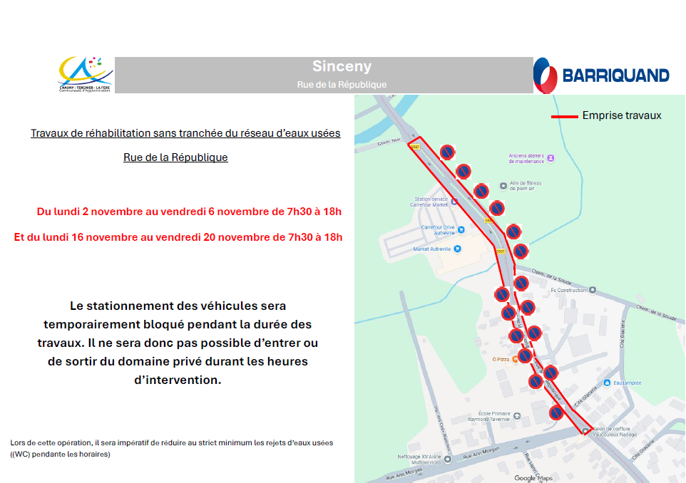 Vous consultez actuellement Travaux rue de la République
