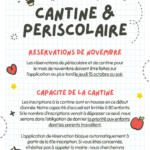 Cantine et Périscolaire